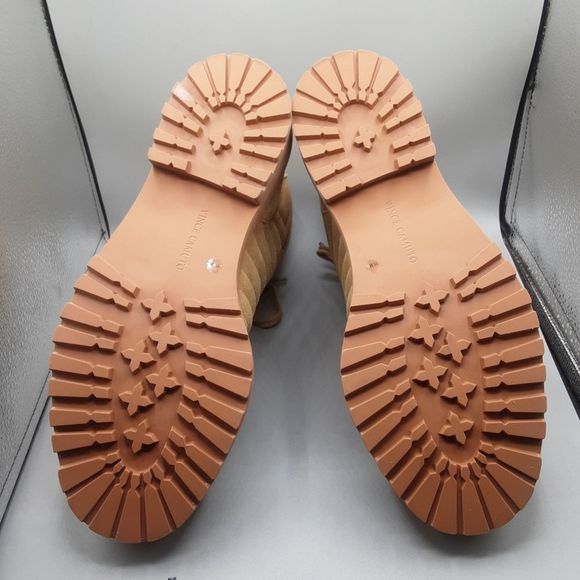 Vince Camuto Beige Combat Boots Sz 11 NIB - Picture 8 of 11
